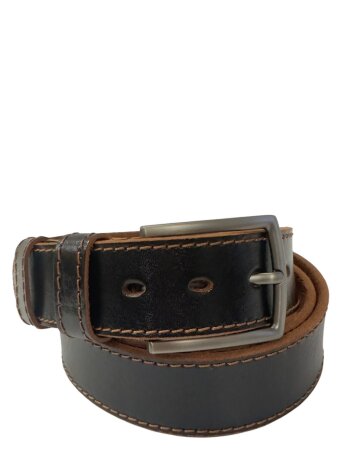 Ремень мужской Remart Кантри черн/кор.стр 40мм