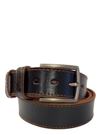 Ремень мужской Remart Кантри черн/кор.стр 40мм